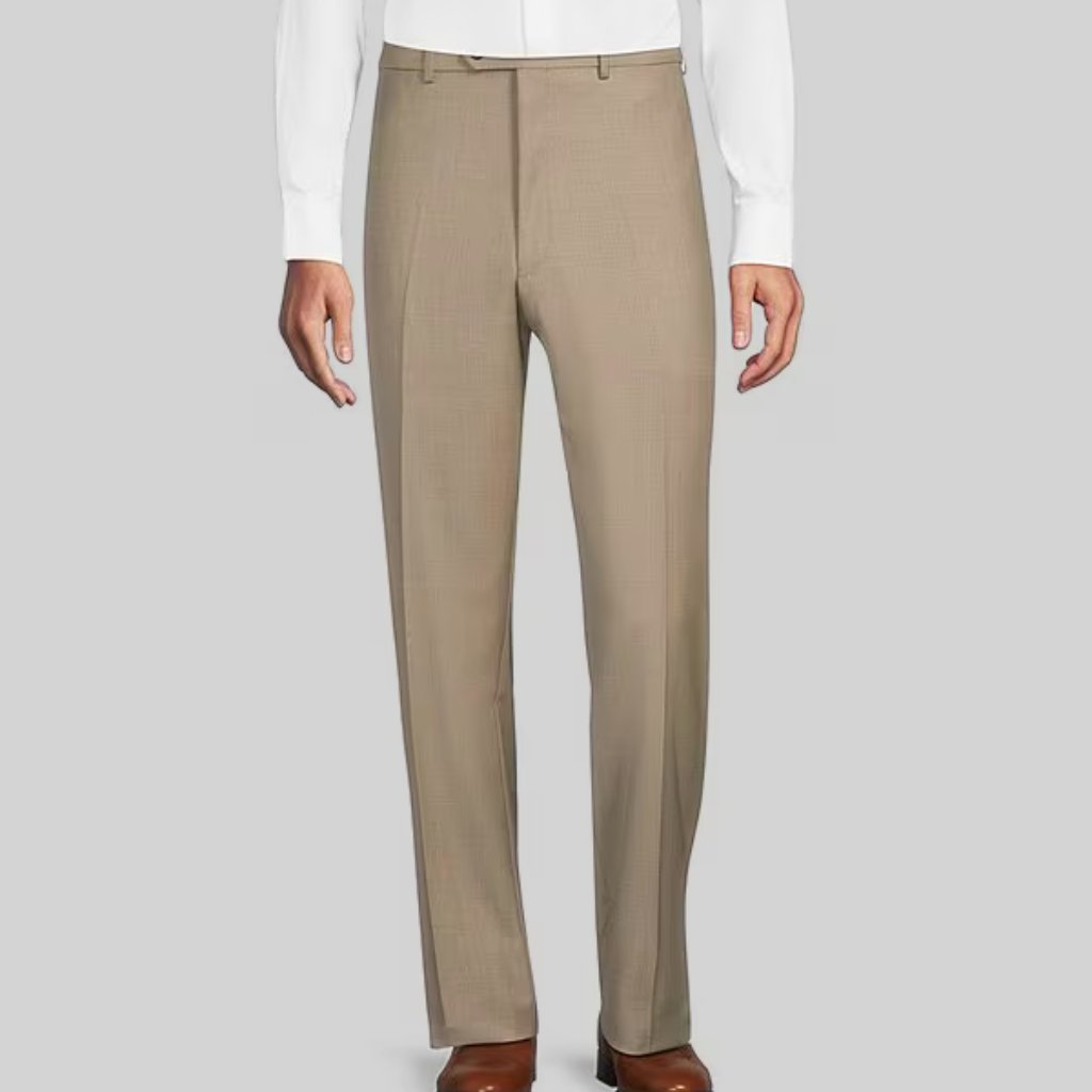 Hart Schaffner Marx Flat Front Fancy Pattern Dress Pants 41x27